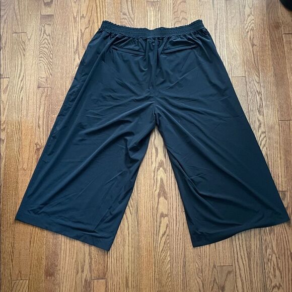 Athleta Brooklyn Wide Leg Crop Pant Black Women’s Sz 18 - Picture 5 of 15